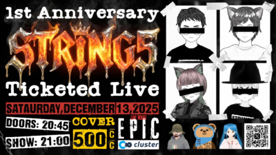 【イベント告知】STRiNG5 3rd LIVE【有料特別編】@LiveHouse EPIC【寄稿】